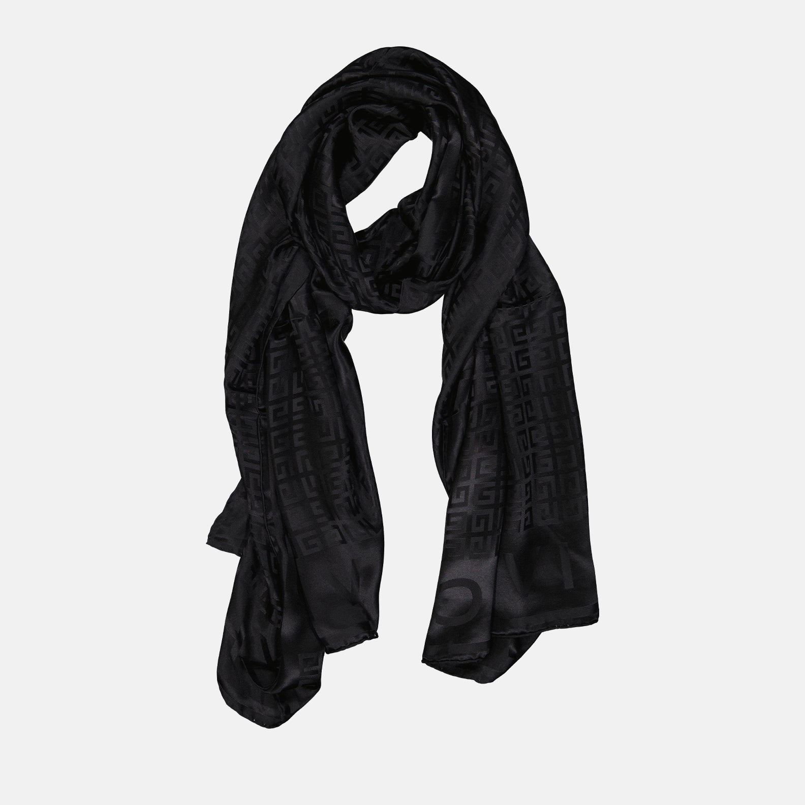 Scarves and gloves Givenchy 4G All-Over Scarf Givenchy Black Women