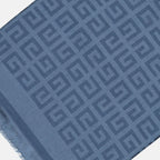 Écharpes, foulards et gants Echarpe Givenchy 4G en soie Givenchy Bleu Femme