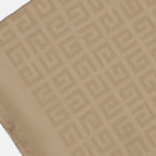 Scarves and gloves Silk and wool scarf Givenchy Beige Women