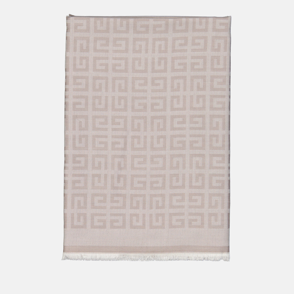 Schals und handschuhe Echarpe Givenchy 4G en soie Givenchy Beige Femme