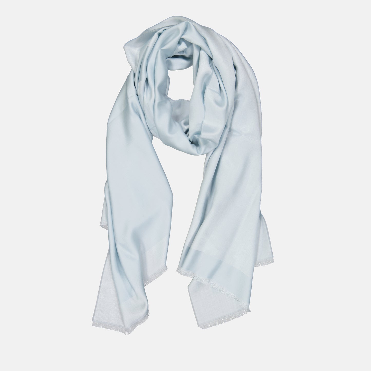 Silk and wool scarf