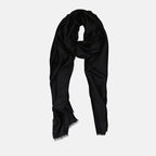 Scarves and gloves Silk and wool scarf Givenchy Black Unisex
