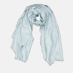 Scarves and gloves Silk and wool scarf Givenchy Blue Women
