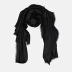 Scarves and gloves Silk and wool scarf Givenchy Black Women