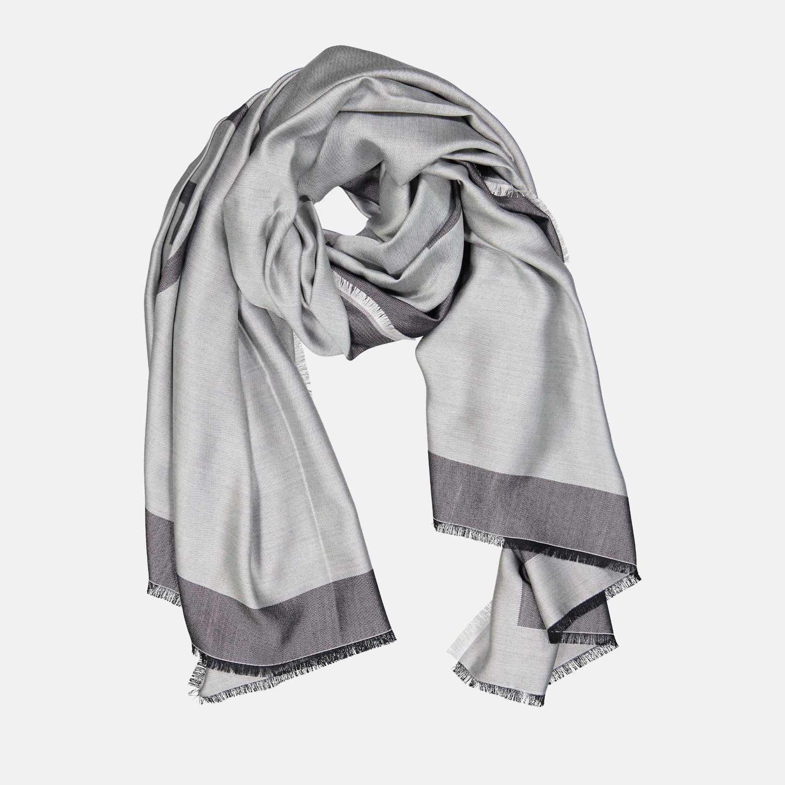 Scarves and gloves Silk scarf Givenchy Gray Women