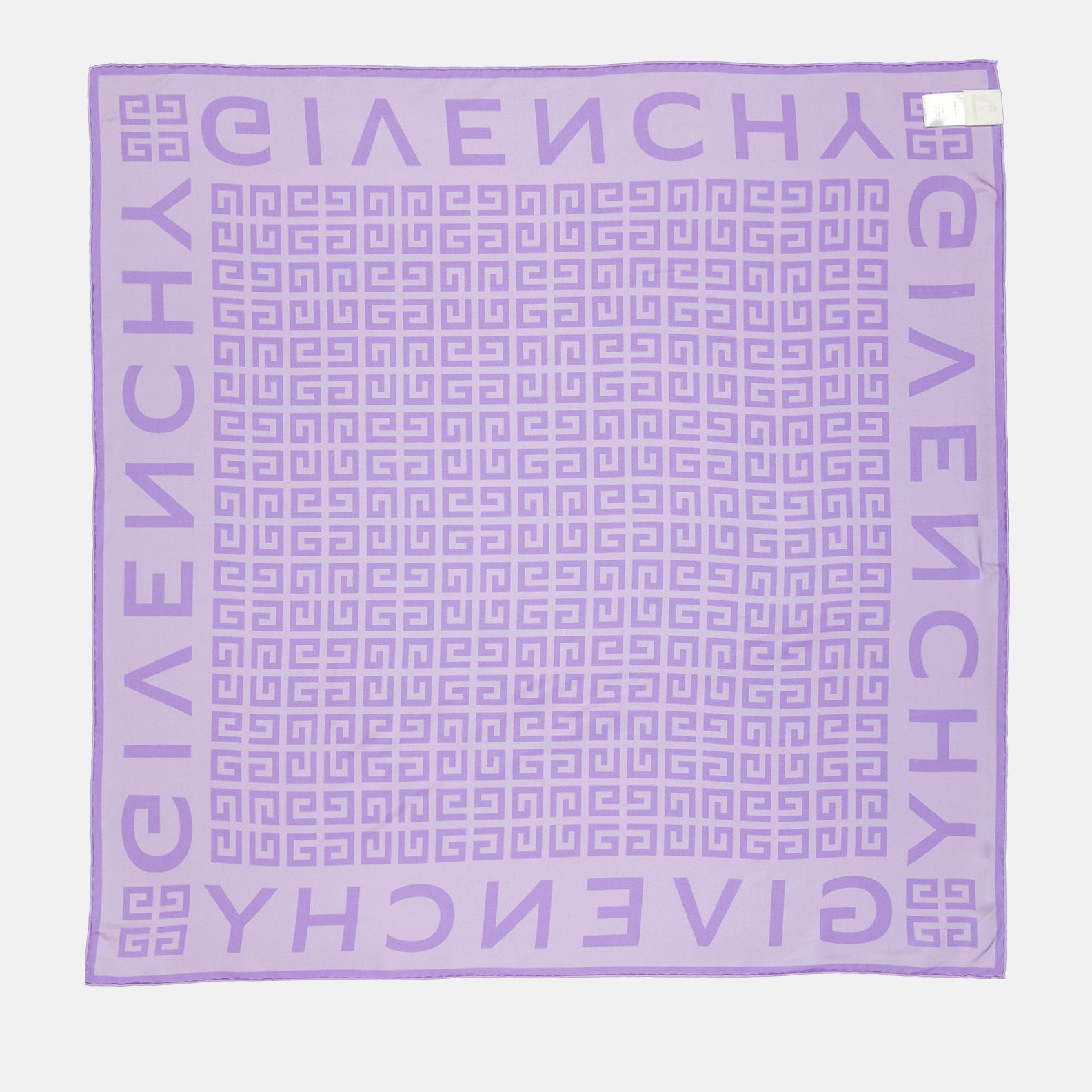 Écharpes, foulards et gants Carré de soie 4G Givenchy Violet Femme