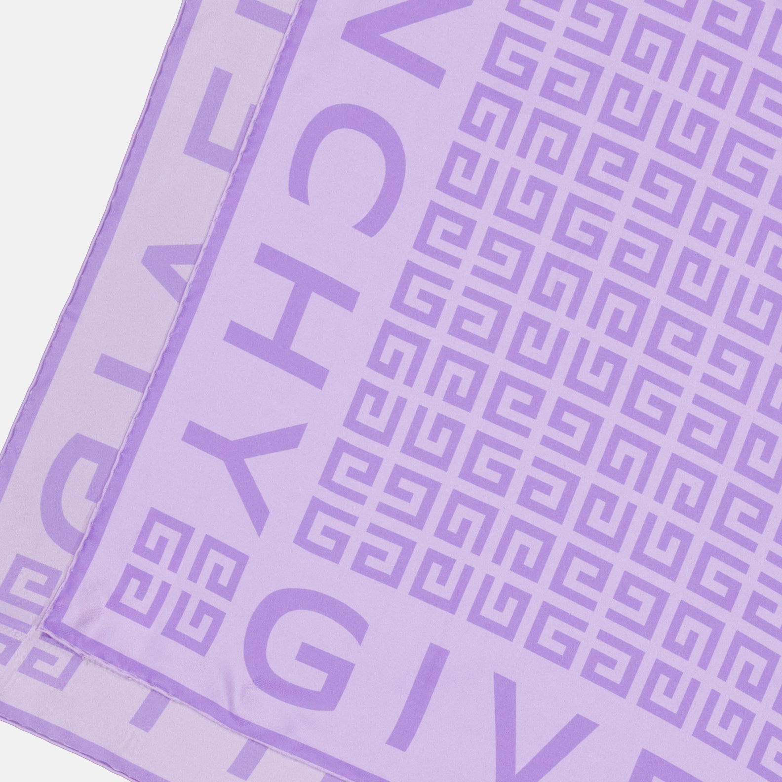 Écharpes, foulards et gants Carré de soie 4G Givenchy Violet Femme