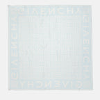 Scarves and gloves 4G silk square Givenchy Blue Women