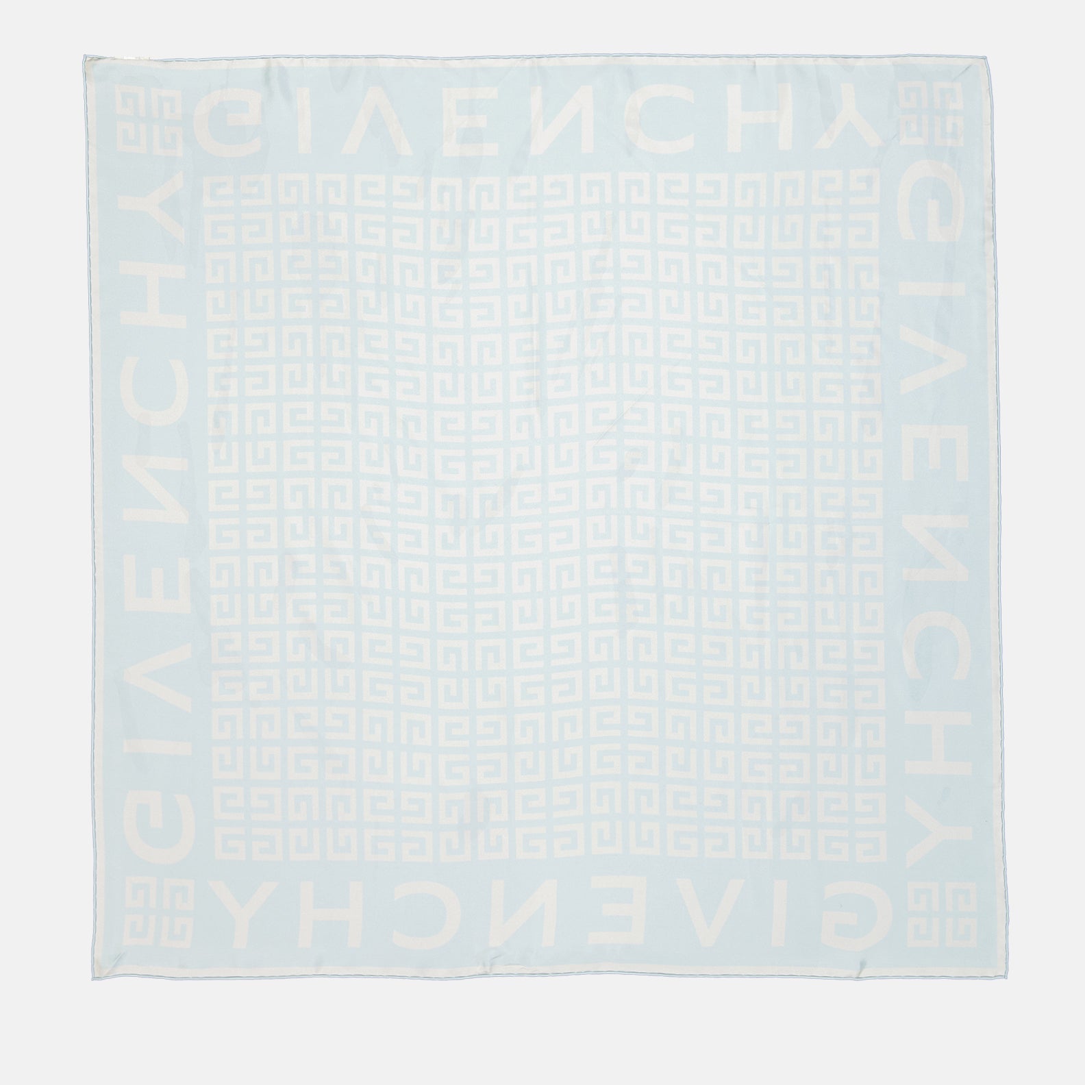 Scarves and gloves 4G silk square Givenchy Blue Women