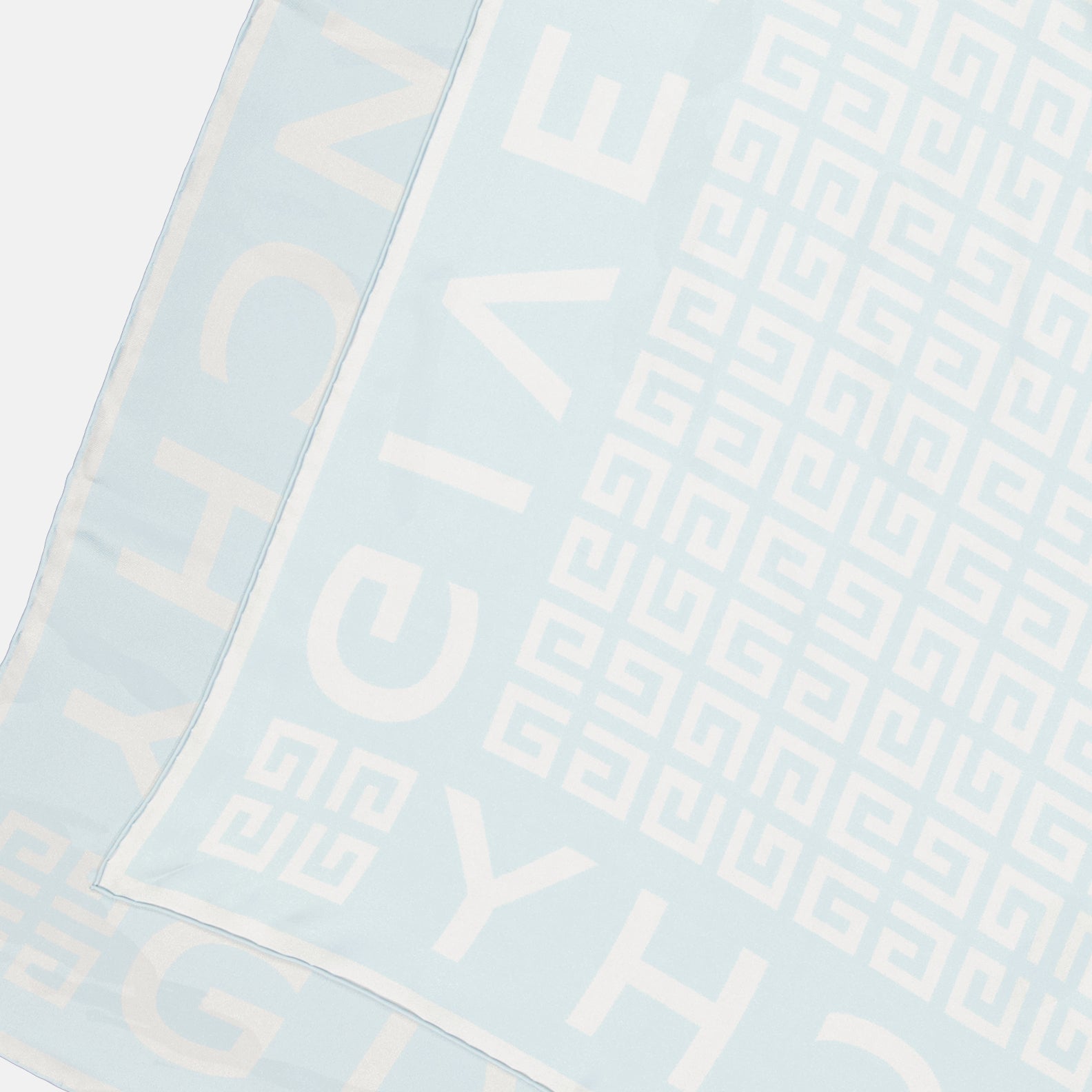 Scarves and gloves 4G silk square Givenchy Blue Women