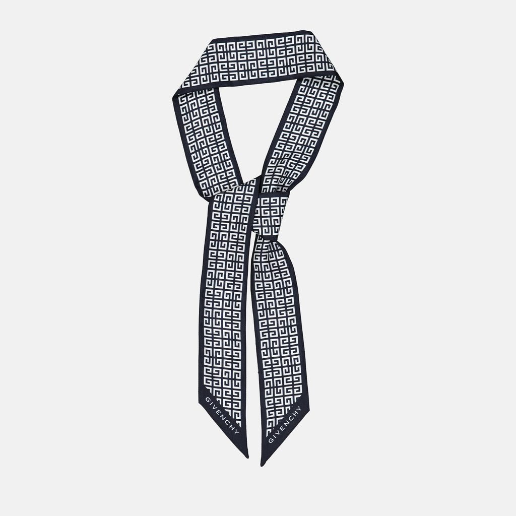 Scarves and gloves 4G silk headband Givenchy Blue Women