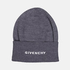 Chapeaux, casquettes et bonnets Bonnet à logo Givenchy Gris Femme