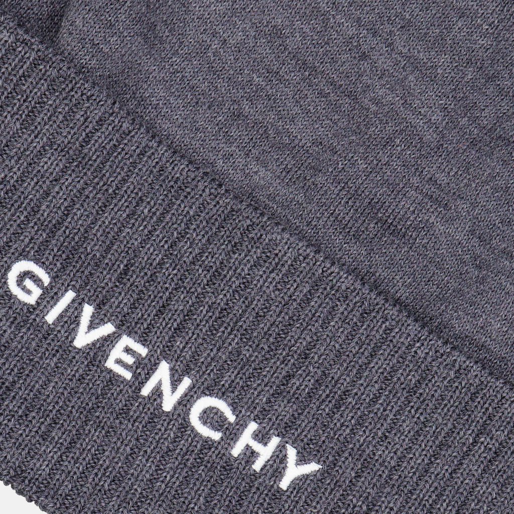 Chapeaux, casquettes et bonnets Bonnet à logo Givenchy Gris Femme