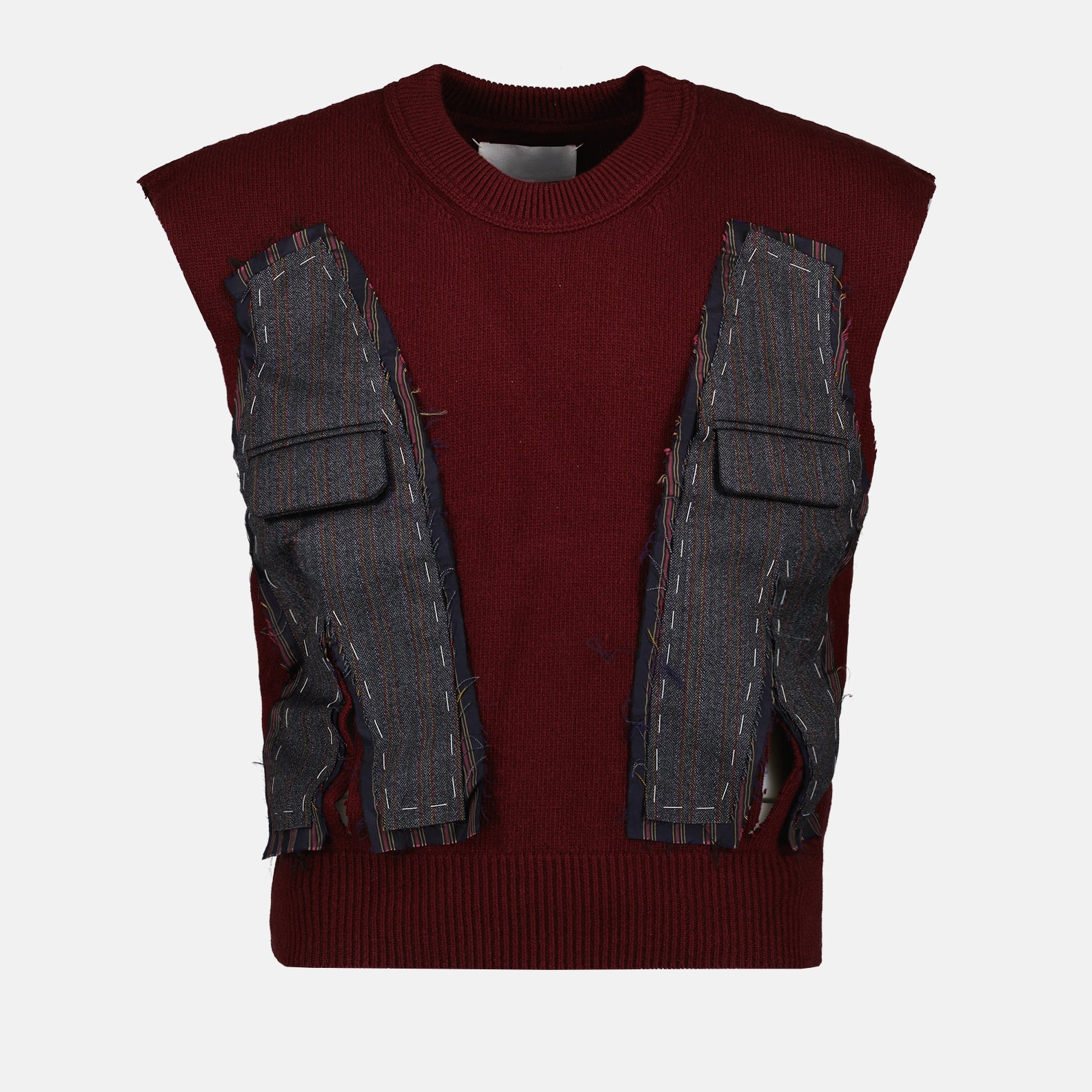 Malhas Pull décortiqué Maison Margiela Bordéus Homme