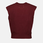 Knitwear Decorated sweater Maison Margiela Bordeaux Man