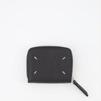 Kleine lederwaren Portefeuille Four Stitches Maison Margiela Schwarz Unisex