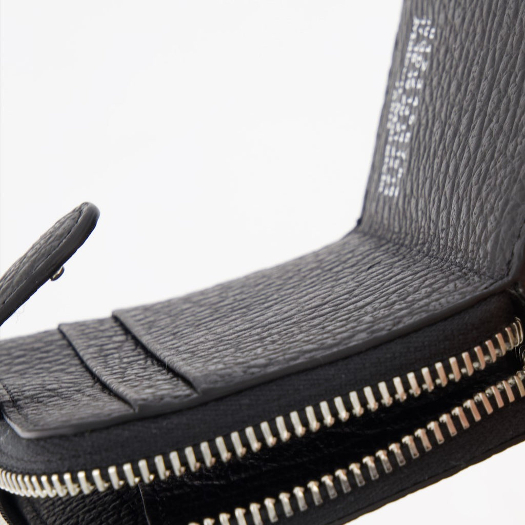 Kleine lederwaren Portefeuille Four Stitches Maison Margiela Schwarz Unisex