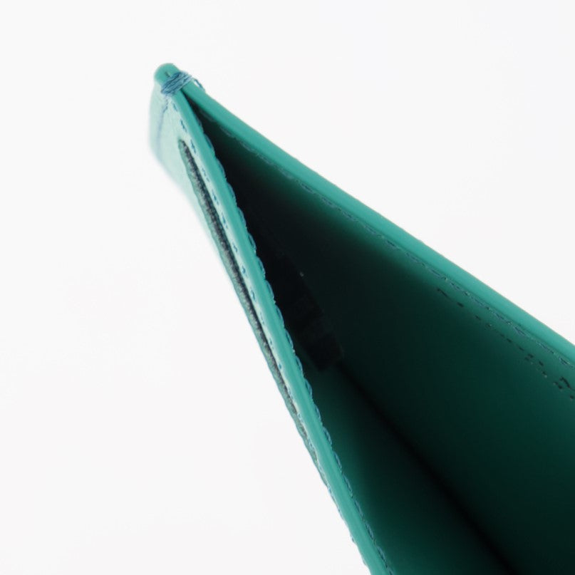 Pequeños artículos de cuero Porte-cartes Four Stitches Maison Margiela Verde Unisexo