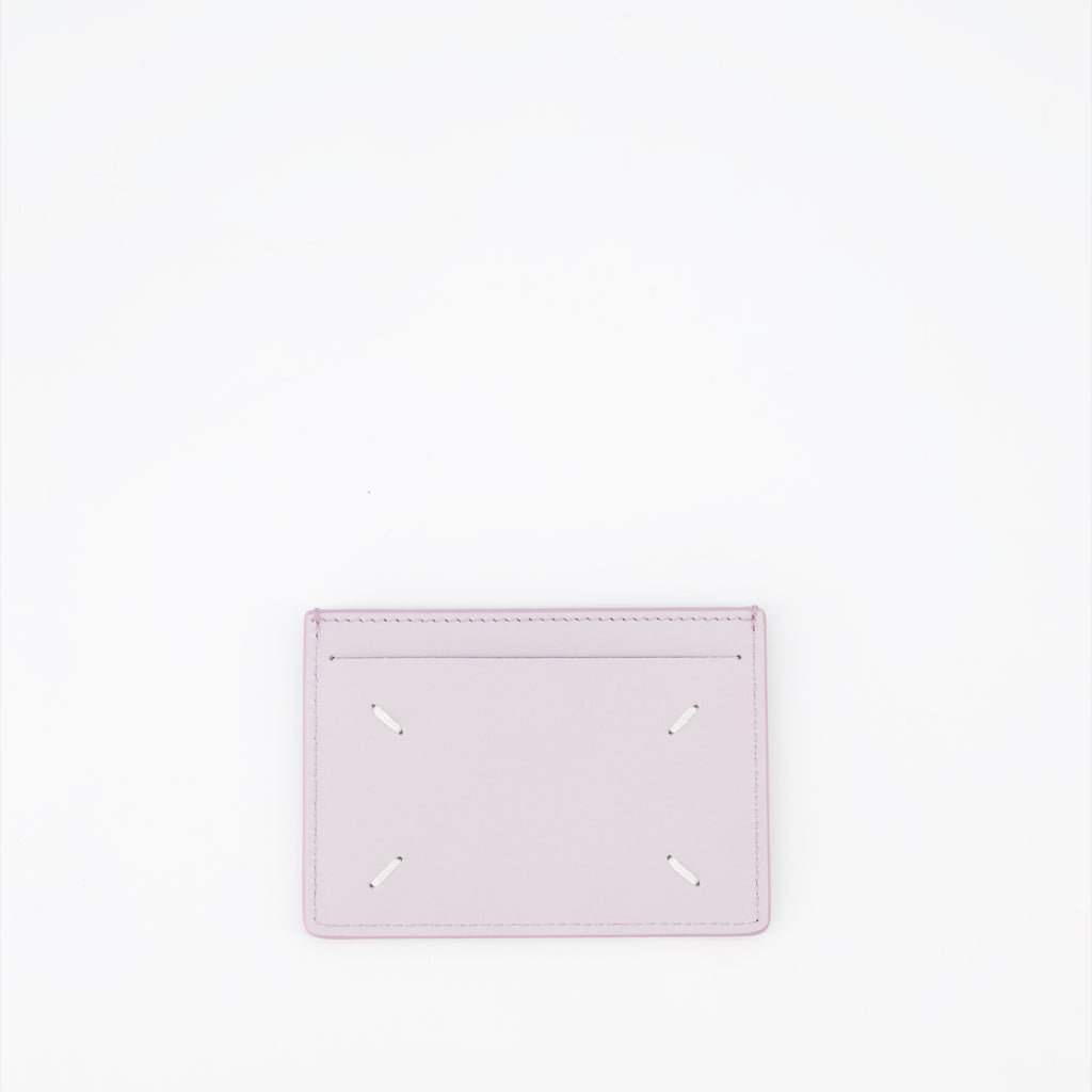 Small leather goods Four Stitches Card Holder Maison Margiela Purple Unisex