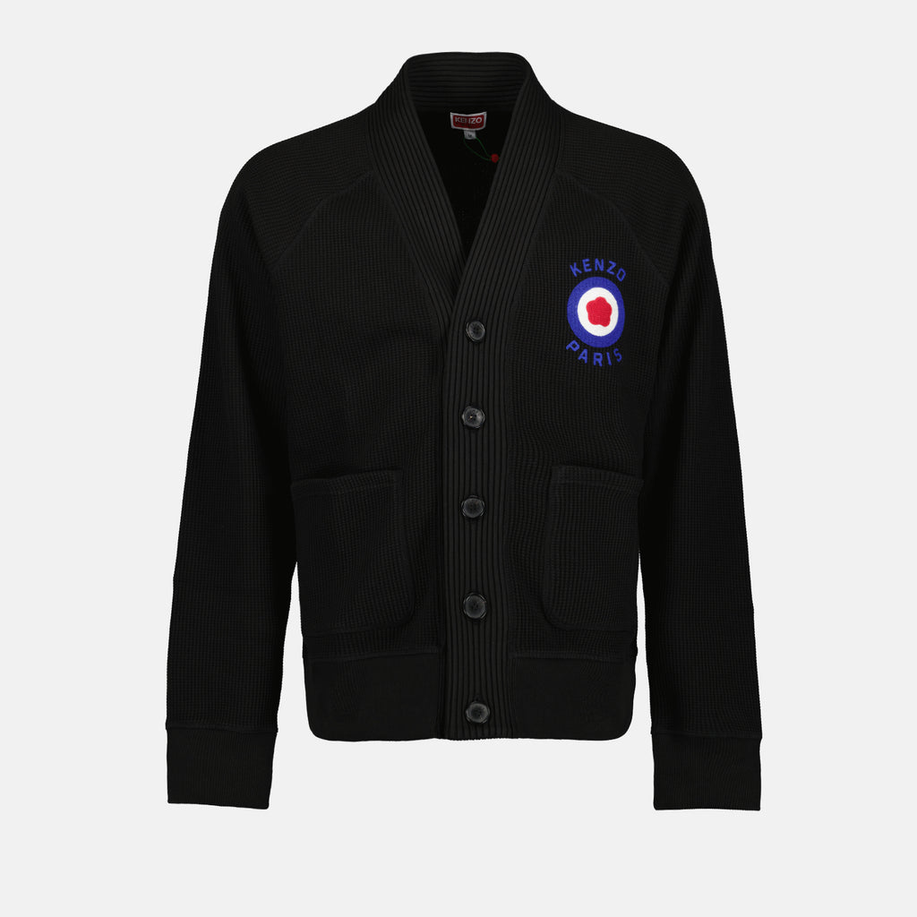 Maille Cardigan Kenzo Target Kenzo Noir Homme