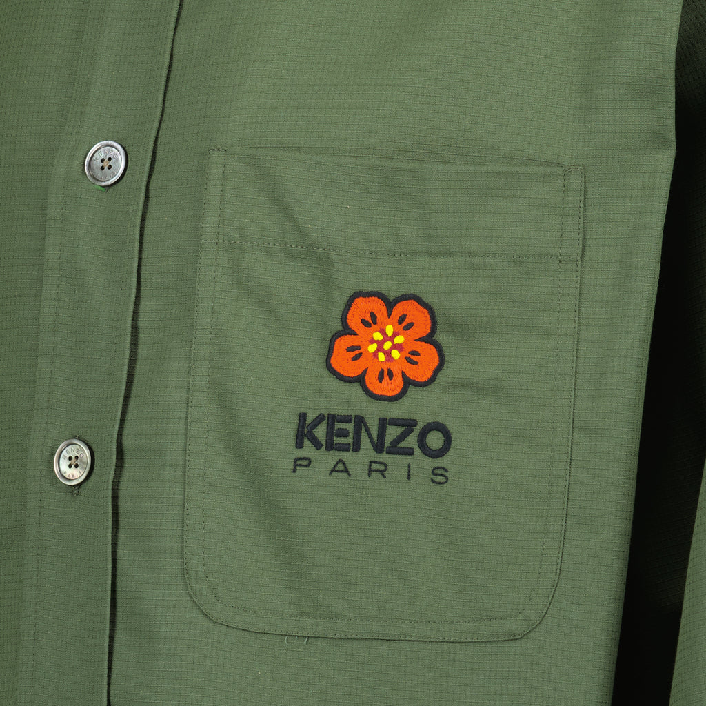 셔츠 Chemise Boke Flower Kenzo 녹색 Homme
