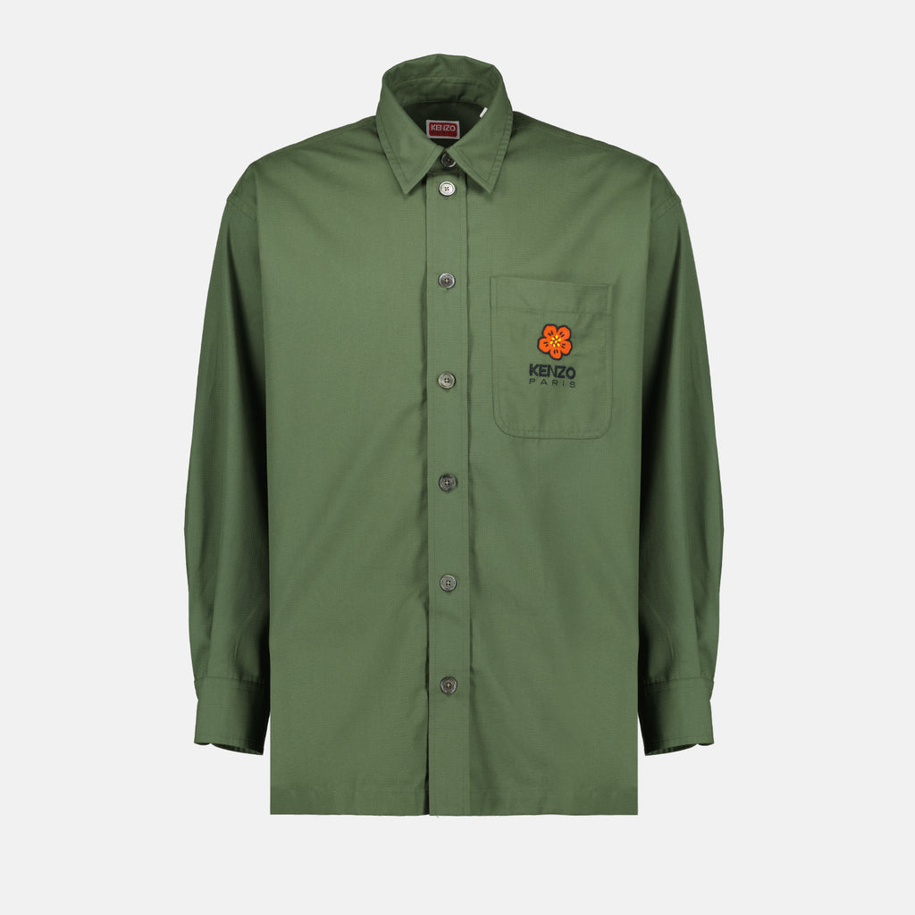 셔츠 Chemise Boke Flower Kenzo 녹색 Homme