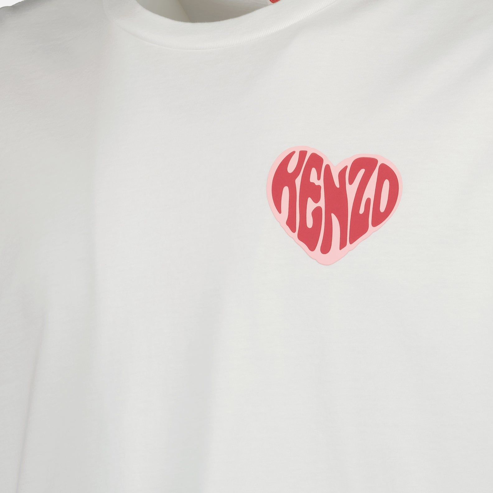 T-shirts T-shirt Kenzo coeur Kenzo Blanc Homme