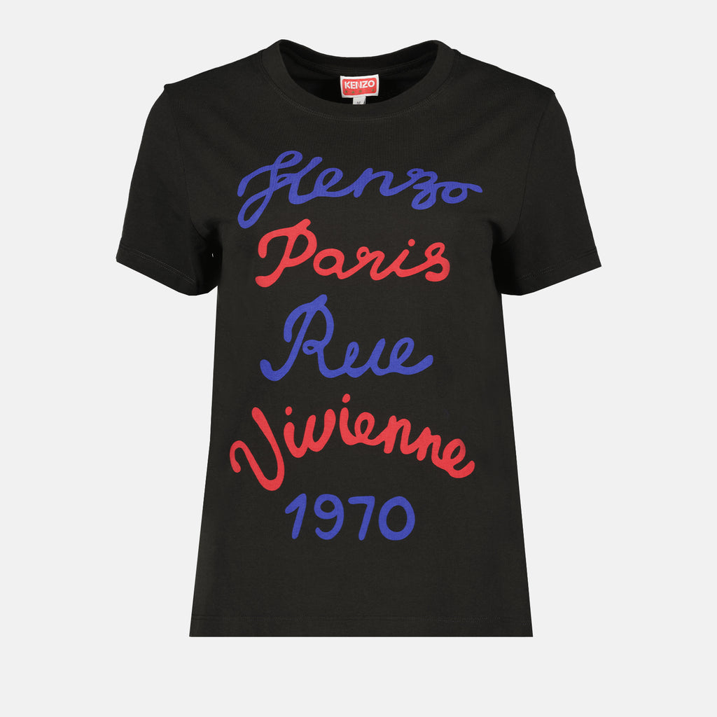 T-shirts Rue Vivienne 1970 t-shirt Kenzo Black Women