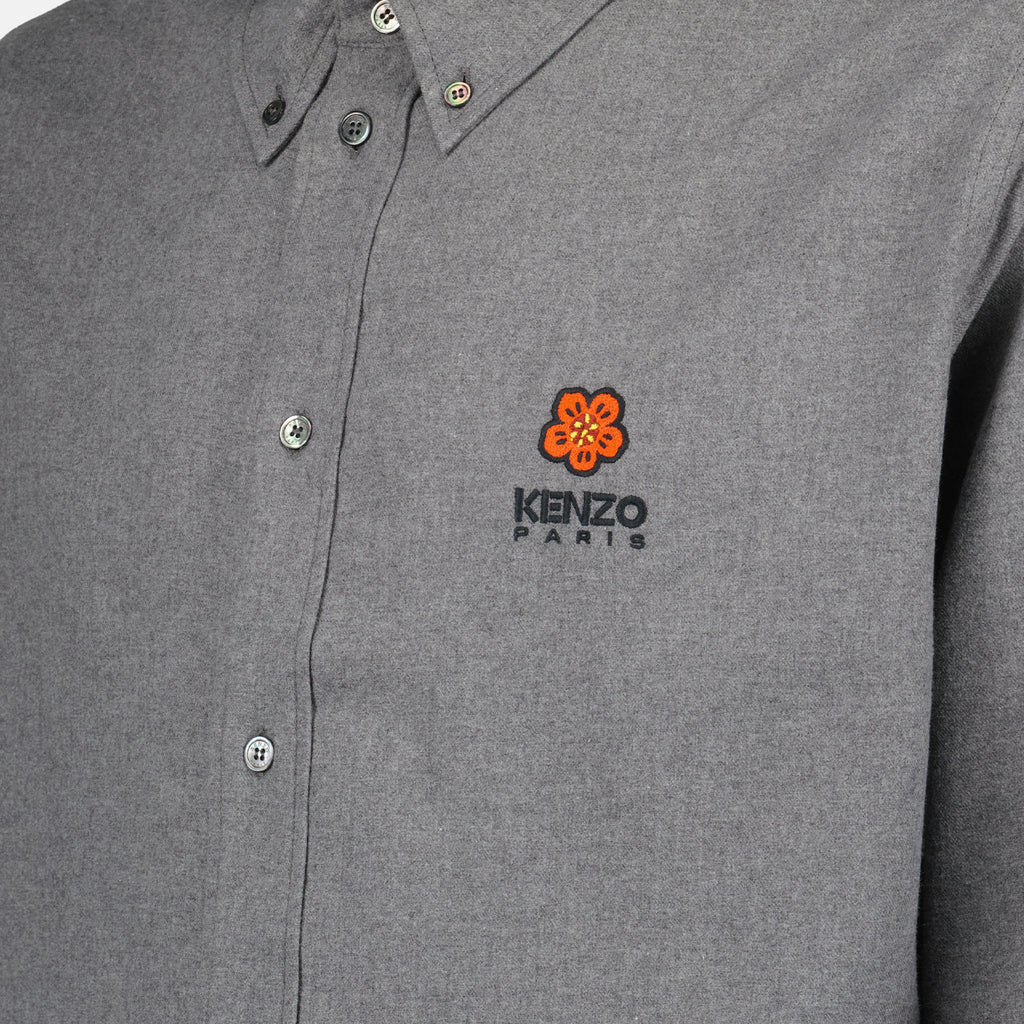 셔츠 Chemise Boke Flower Kenzo 회색 Homme