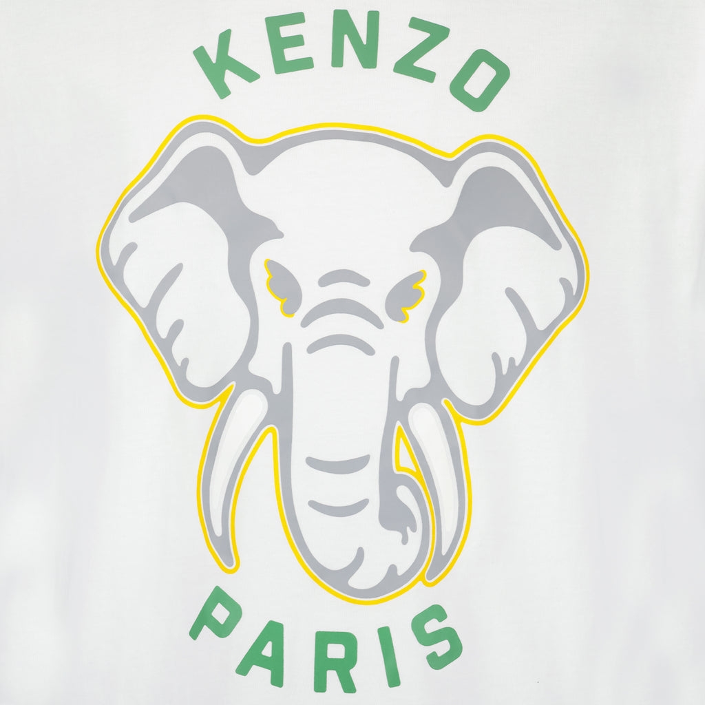 Tシャツ ケンゾー エレファント バーシティ ジャングル T シャツ Kenzo 白 男