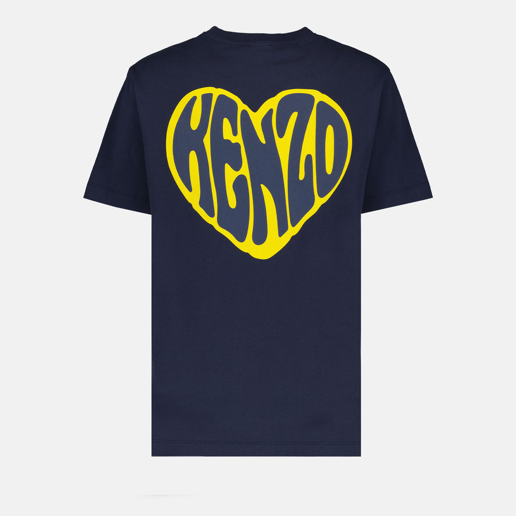 Camisetas T-shirt Kenzo coeur Kenzo Azul Femme