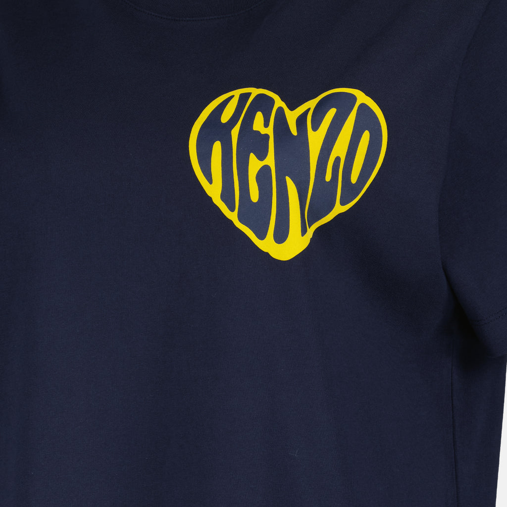 Camisetas T-shirt Kenzo coeur Kenzo Azul Femme