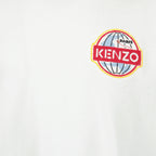 T-shirt T-shirt à logo Kenzo Bianco Homme
