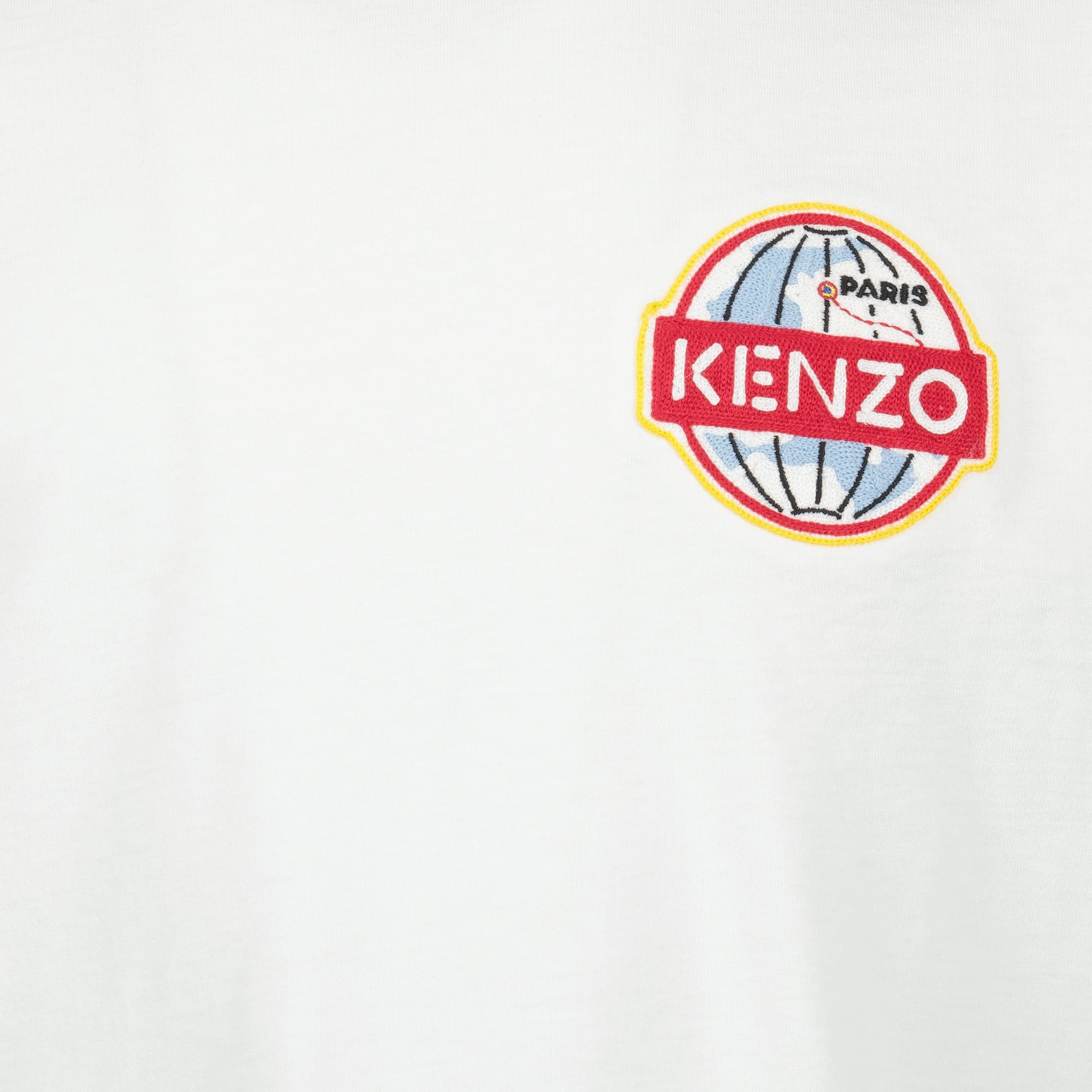 T-shirt T-shirt à logo Kenzo Bianco Homme