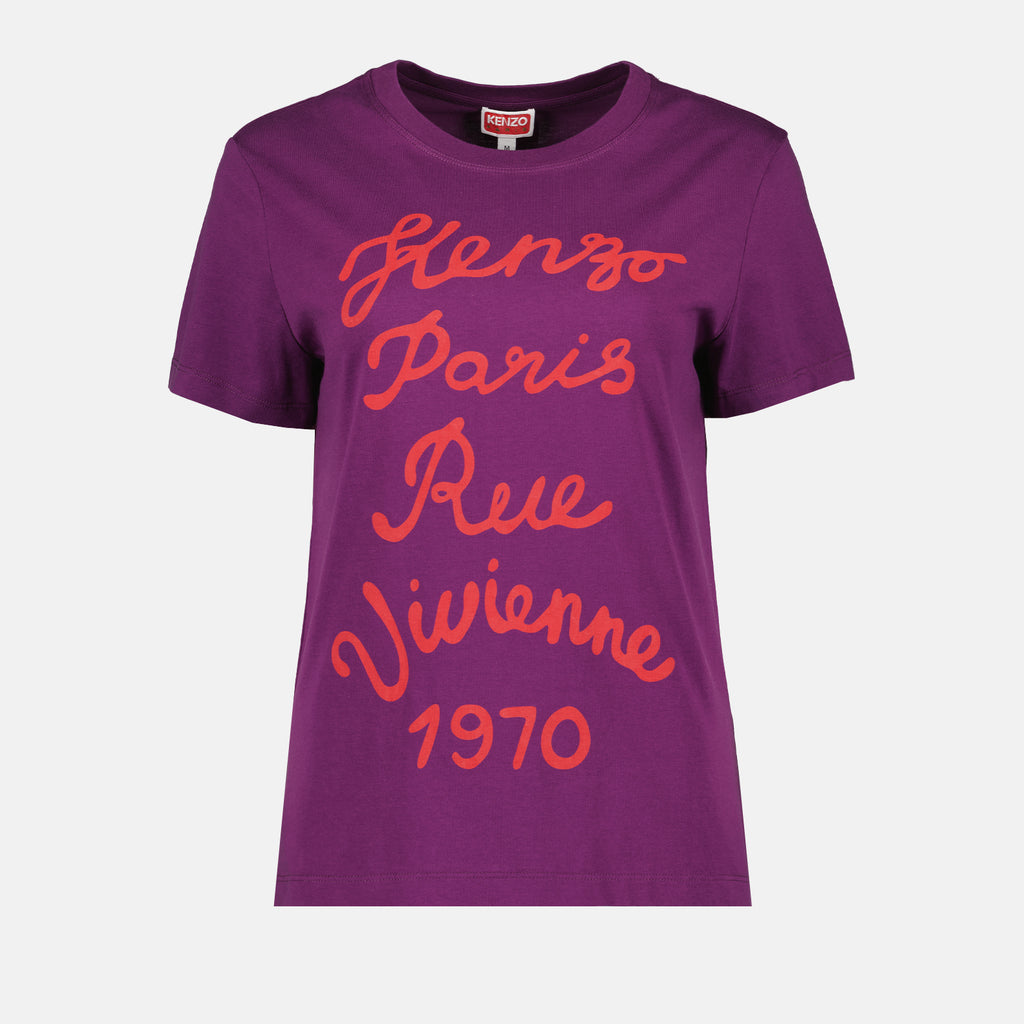 T-shirts T-shirt Rue Vivienne 1970 Kenzo Violet Femme