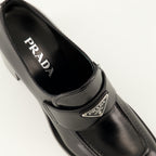 Mocassins Mocassins à talon Prada Preto Femme