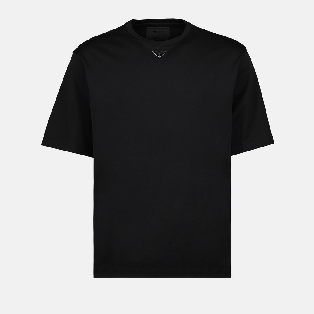 T-shirt T-shirt à logo Prada Nero Homme