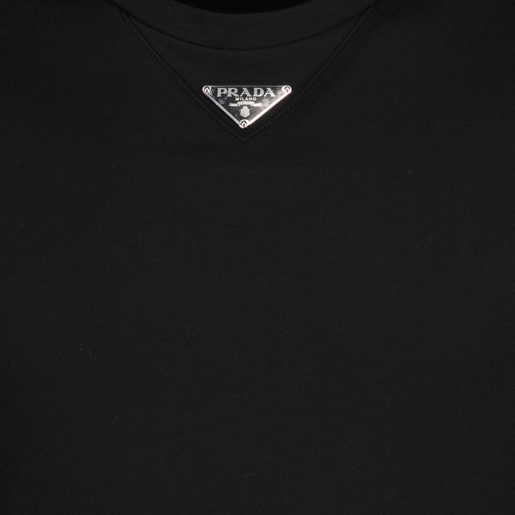 T-shirt T-shirt à logo Prada Nero Homme
