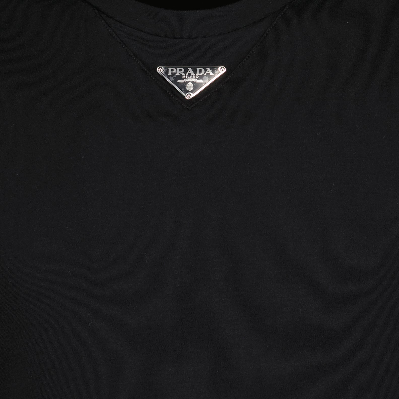 T-shirt T-shirt à logo Prada Nero Homme