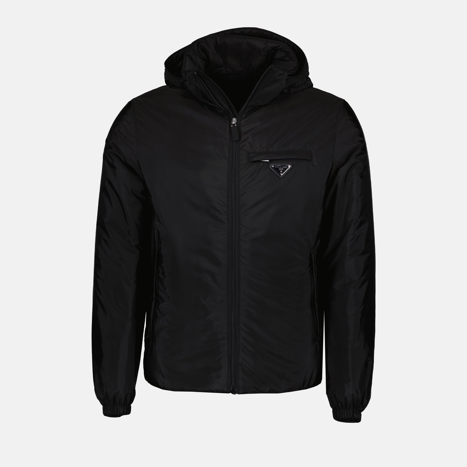 Jaquetas Doudoune en Re-nylon Prada Preto Homme