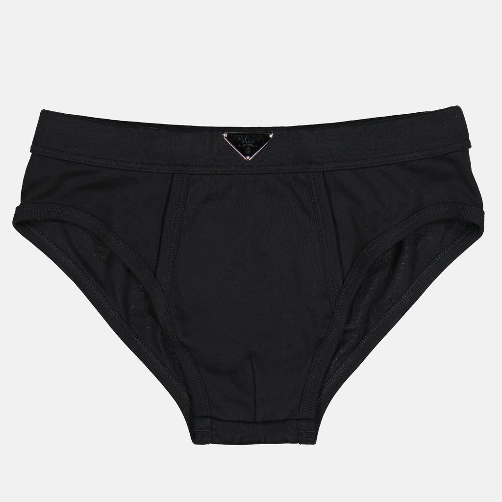 Underwear and homewear Cotton boxers Prada Black Man