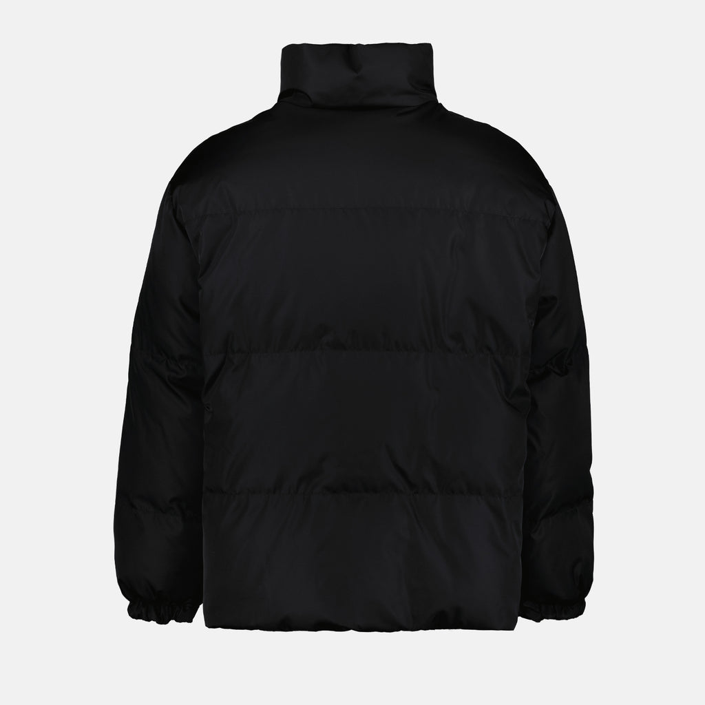 Coats Re-Nylon Down Jacket Prada Black Man