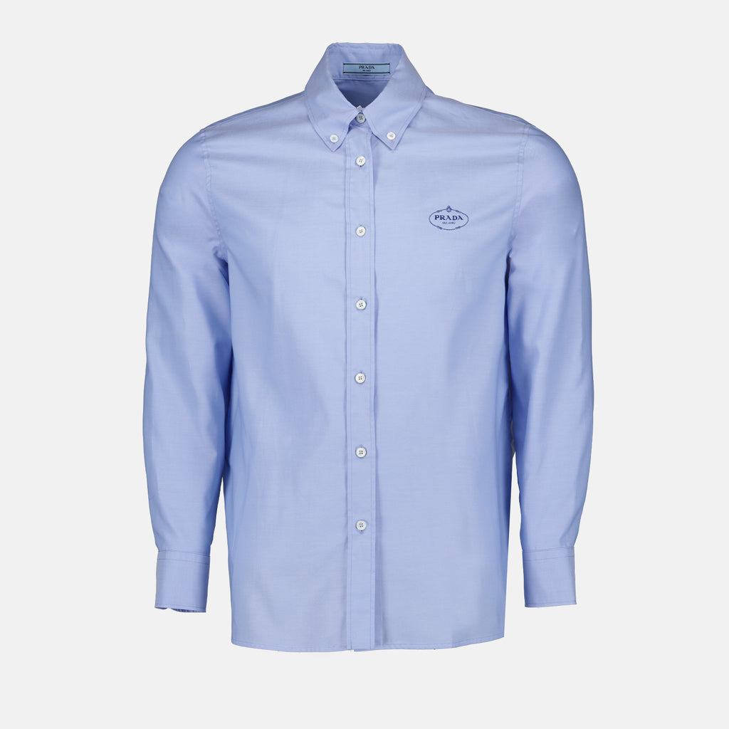 Hemden Chemise Oxford Prada Blau Femme
