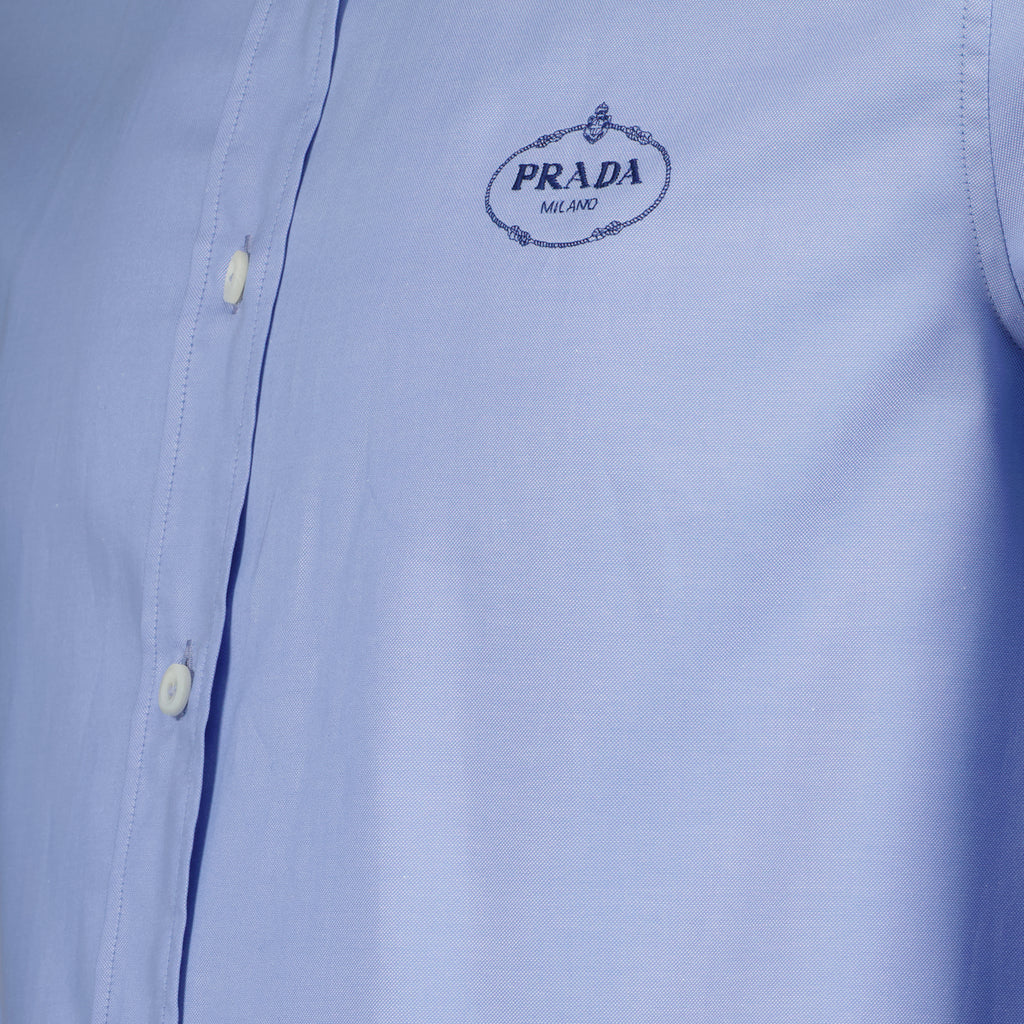 Hemden Chemise Oxford Prada Blau Femme