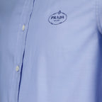 Hemden Chemise Oxford Prada Blau Femme
