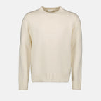 Knitwear Woolen sweater Prada White Man