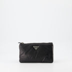 Bolsas pequenas Pochette en nappa Prada Preto Femme
