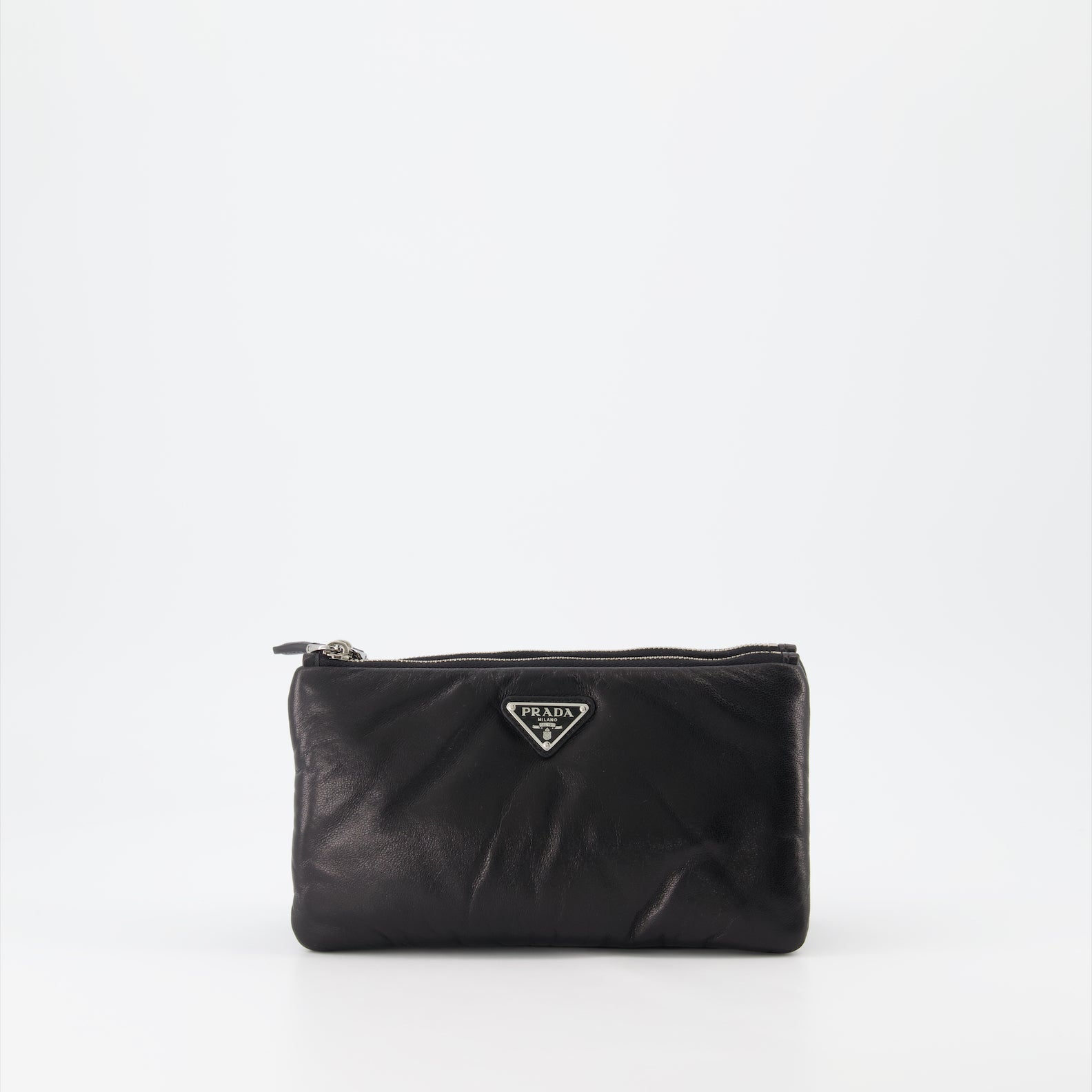 Bolsas pequenas Pochette en nappa Prada Preto Femme
