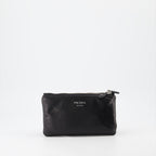 Bolsas pequenas Pochette en nappa Prada Preto Femme