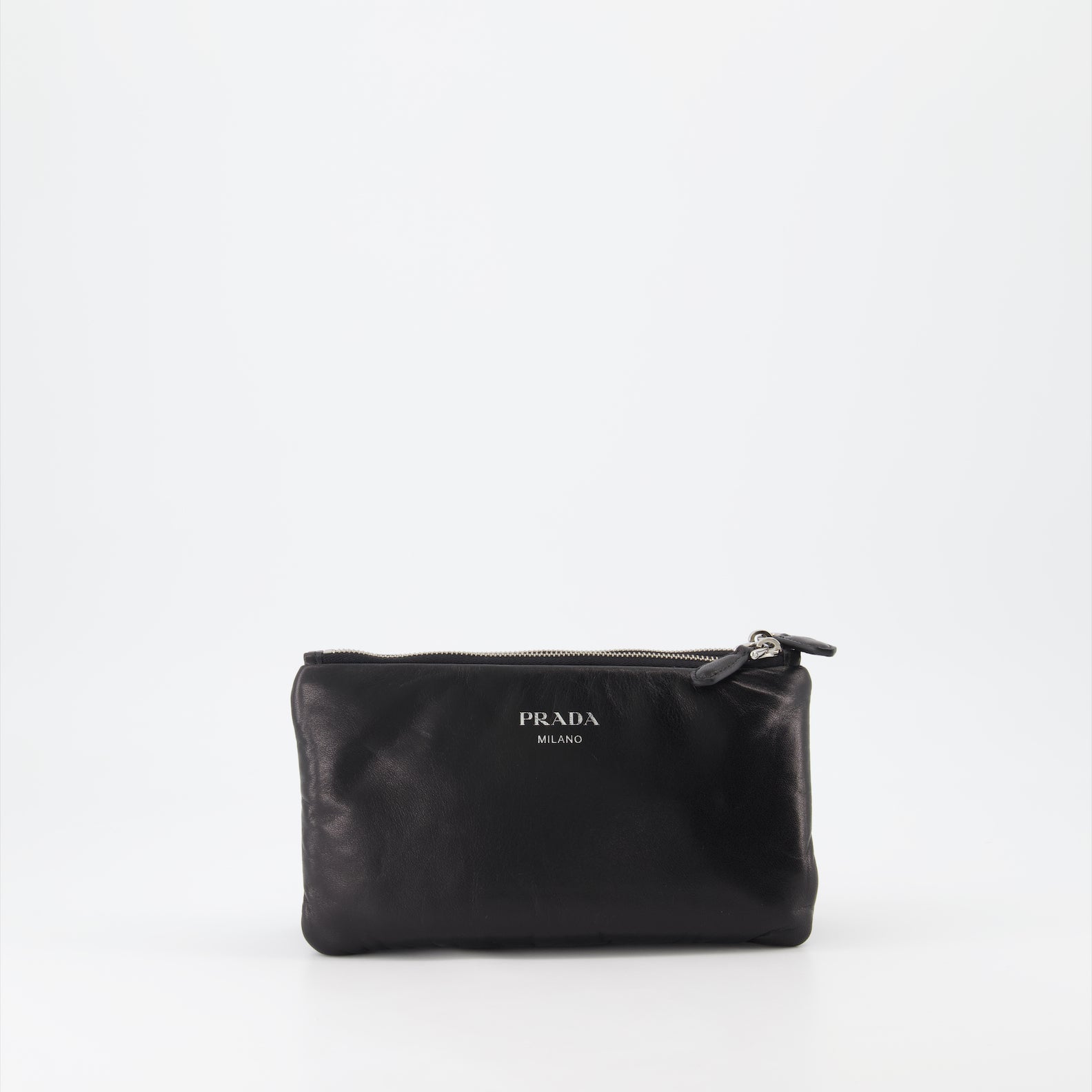 Bolsas pequenas Pochette en nappa Prada Preto Femme